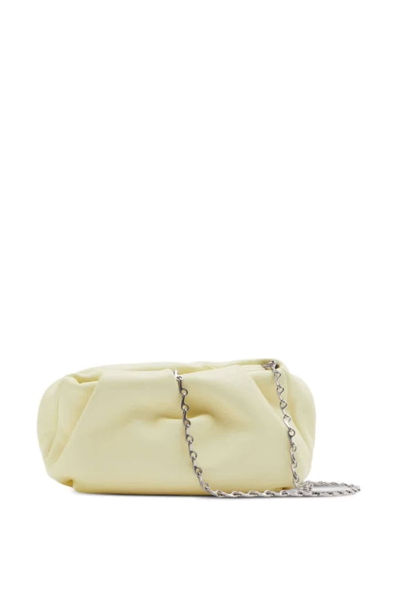 Female Rose Clutch Chain Yellow Bag Neutrals