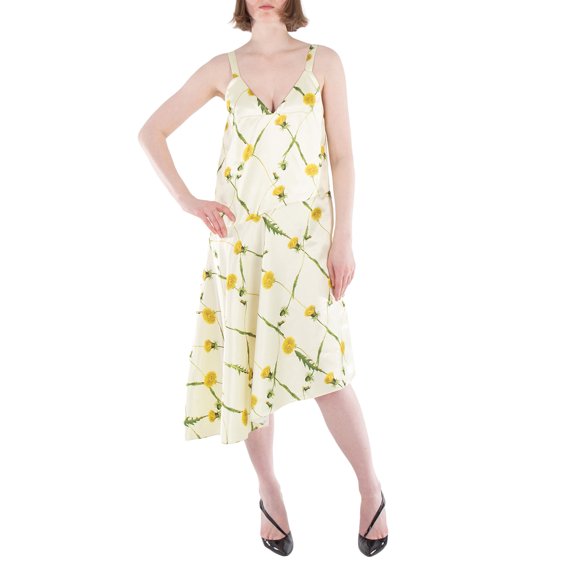 Burberry Floral Print Spaghetti Strap Minidress, Brand Size 8 ( US Size 6 )