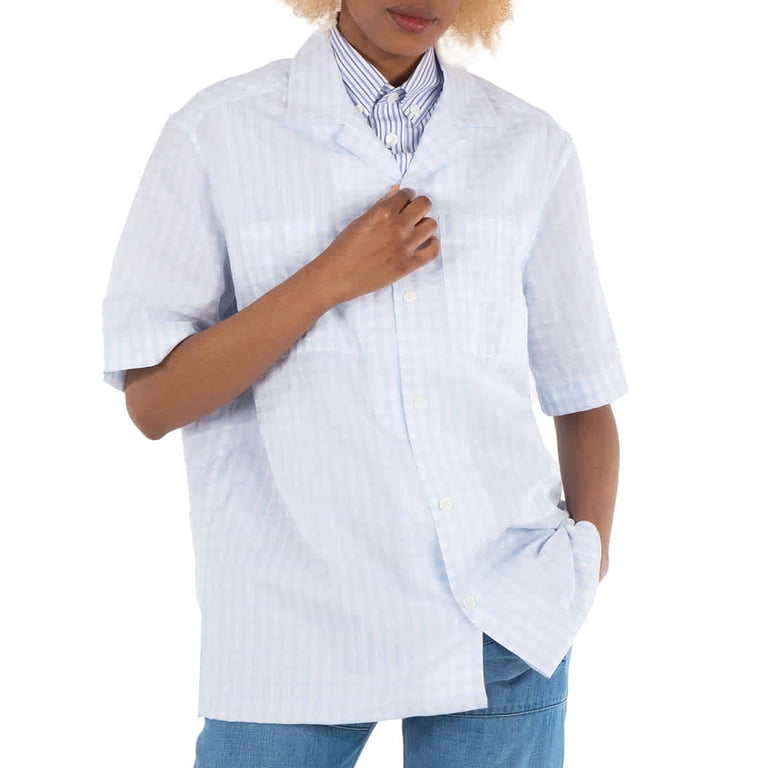 Burberry Gingham Check Print Oversized Shirt, Brand Size 4 (US Size 2) -  Walmart.com
