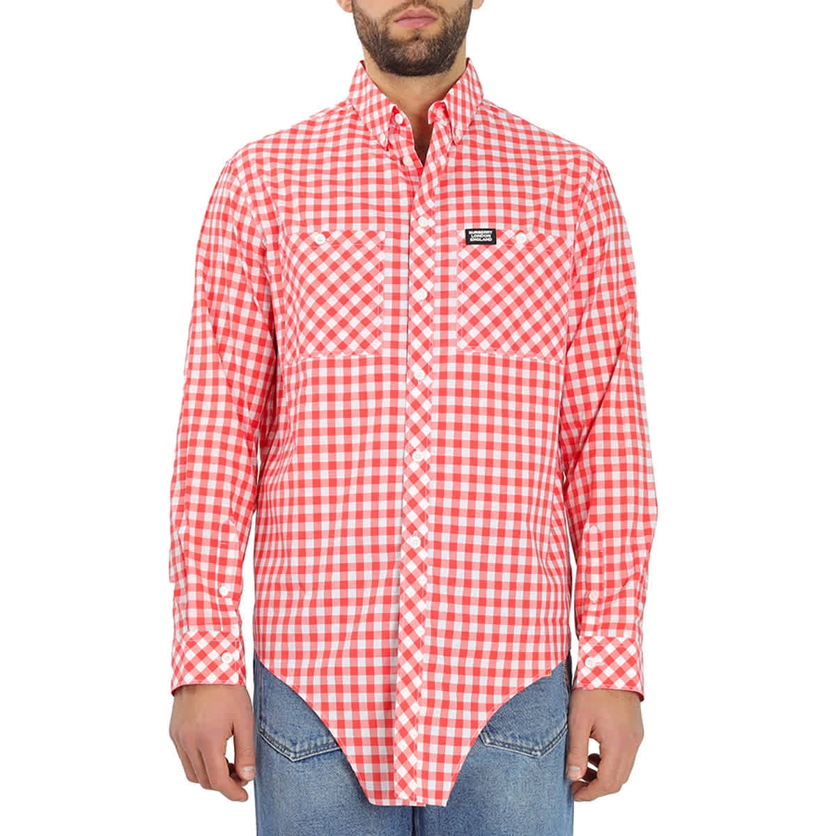 Burberry shirt small deals