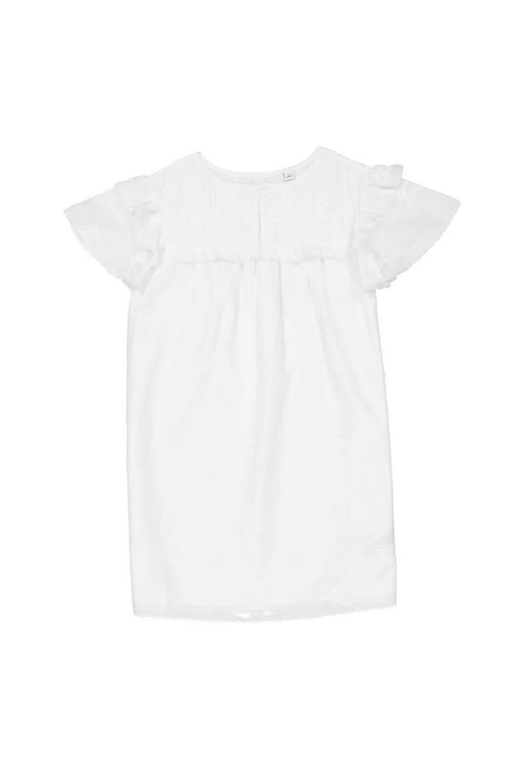 Girls EKD Ruffled Detail Dress, Size 10Y