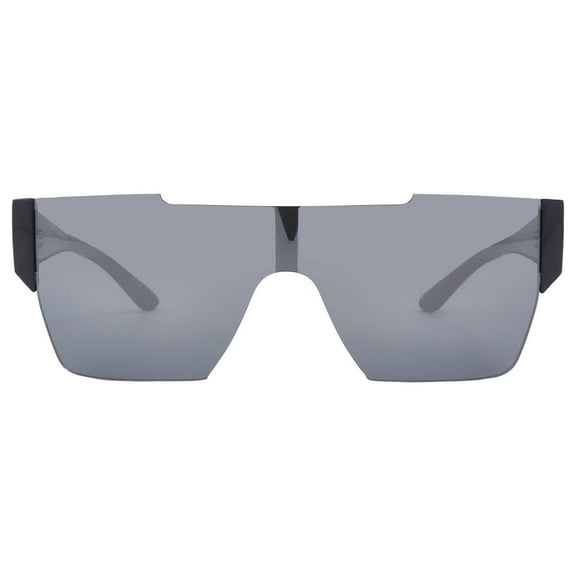 Burberry BE 4291 Nylon Mens Rectangle Sunglasses Black 138mm Adult