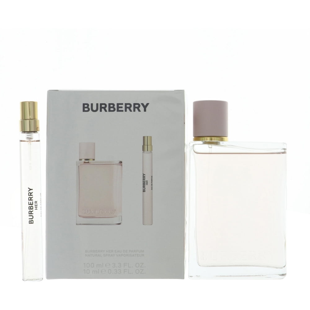 Burberry Her 2 Piece Gift Set - 3.3 Oz Eau De Parfum Spray by Burberry Gift Set for Women
