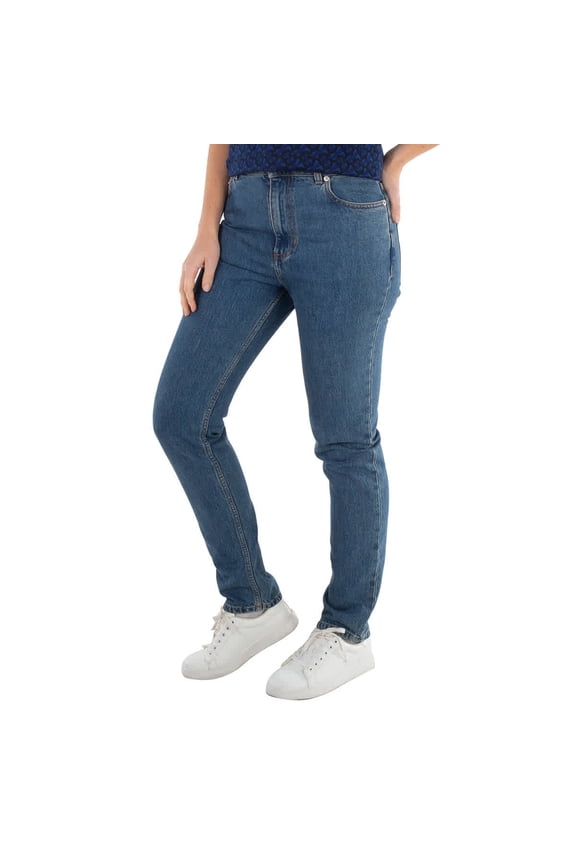 High Waisted Slim-Fit Denim Jeans, Waist Size 27"