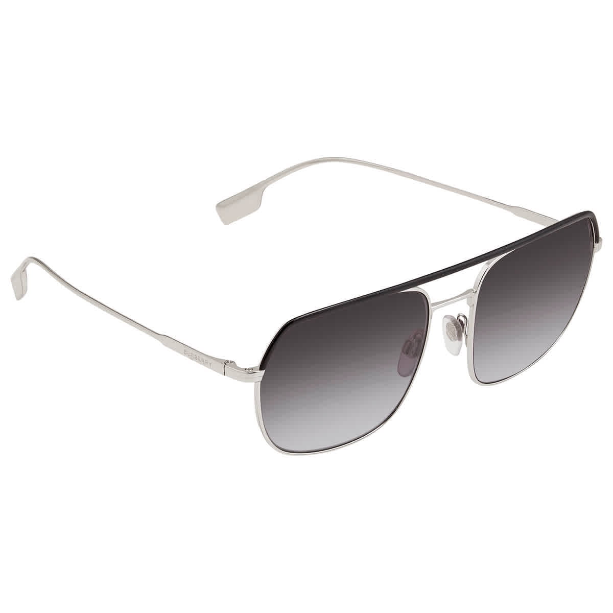 Burberry Holborn Grey Gradient Square Men's Sunglasses Burberry Holborn Grey Gradient Square Men's Sunglasses
