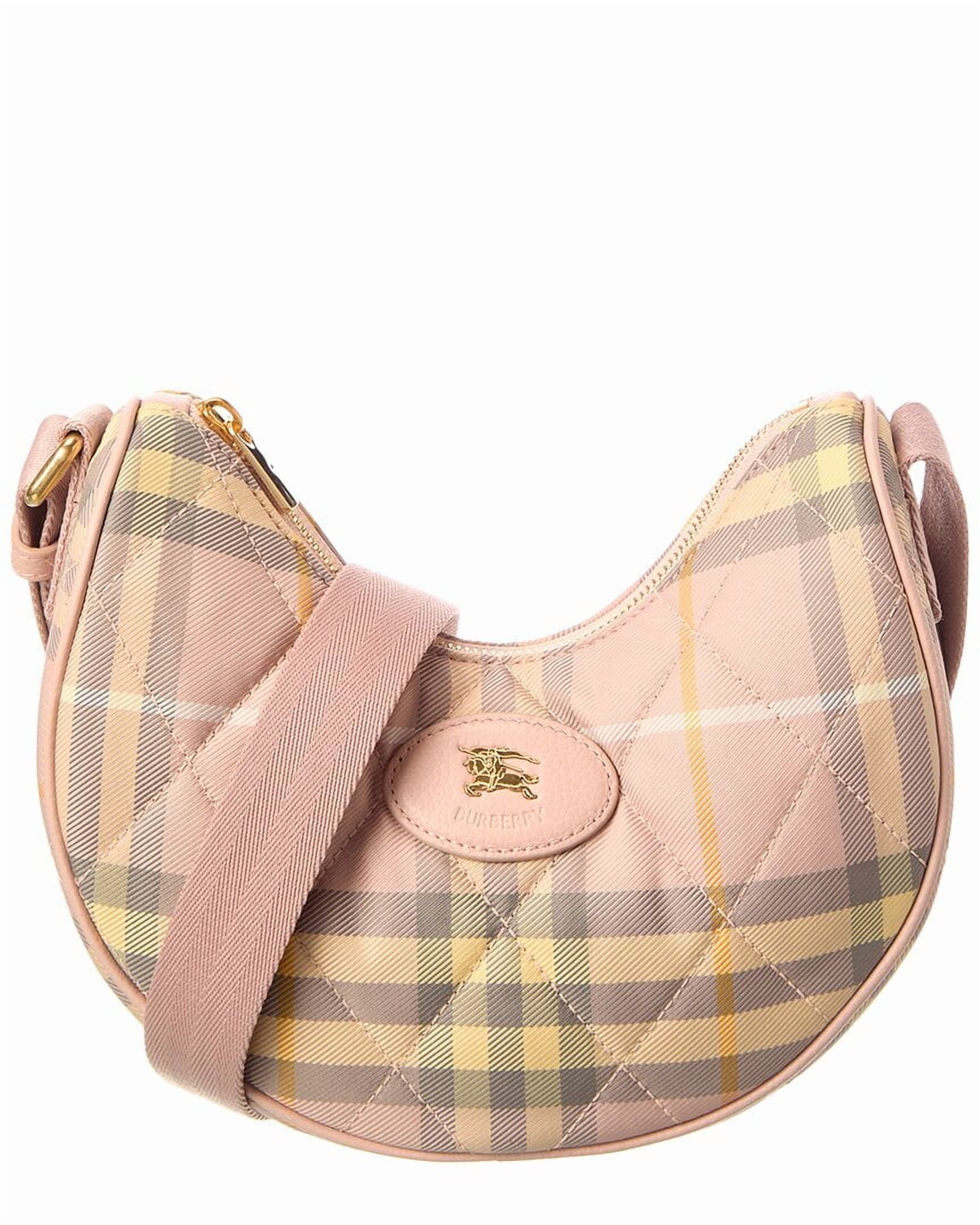 Burberry Horseshoe Check Quilted Canvas Hobo Bag - Walmart.com