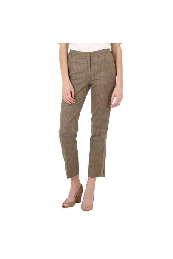 Houndstooth Check Tailored Trousers, Brand Size 4 (US Size 2)