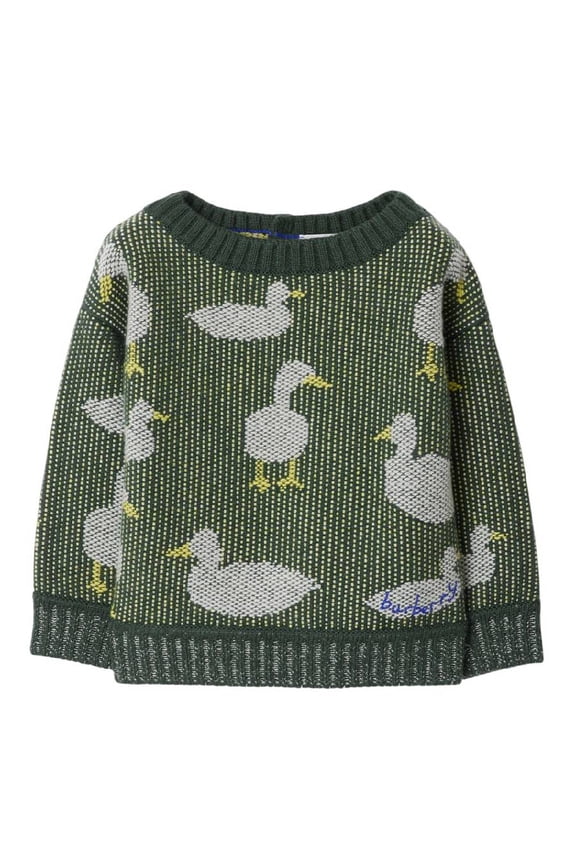 Infant Patrick Duck Embroidered Sweater, Size 12M
