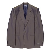 Burberry Iridescent-Effect Wool Blazer, Brand Size 44R US Size 34R