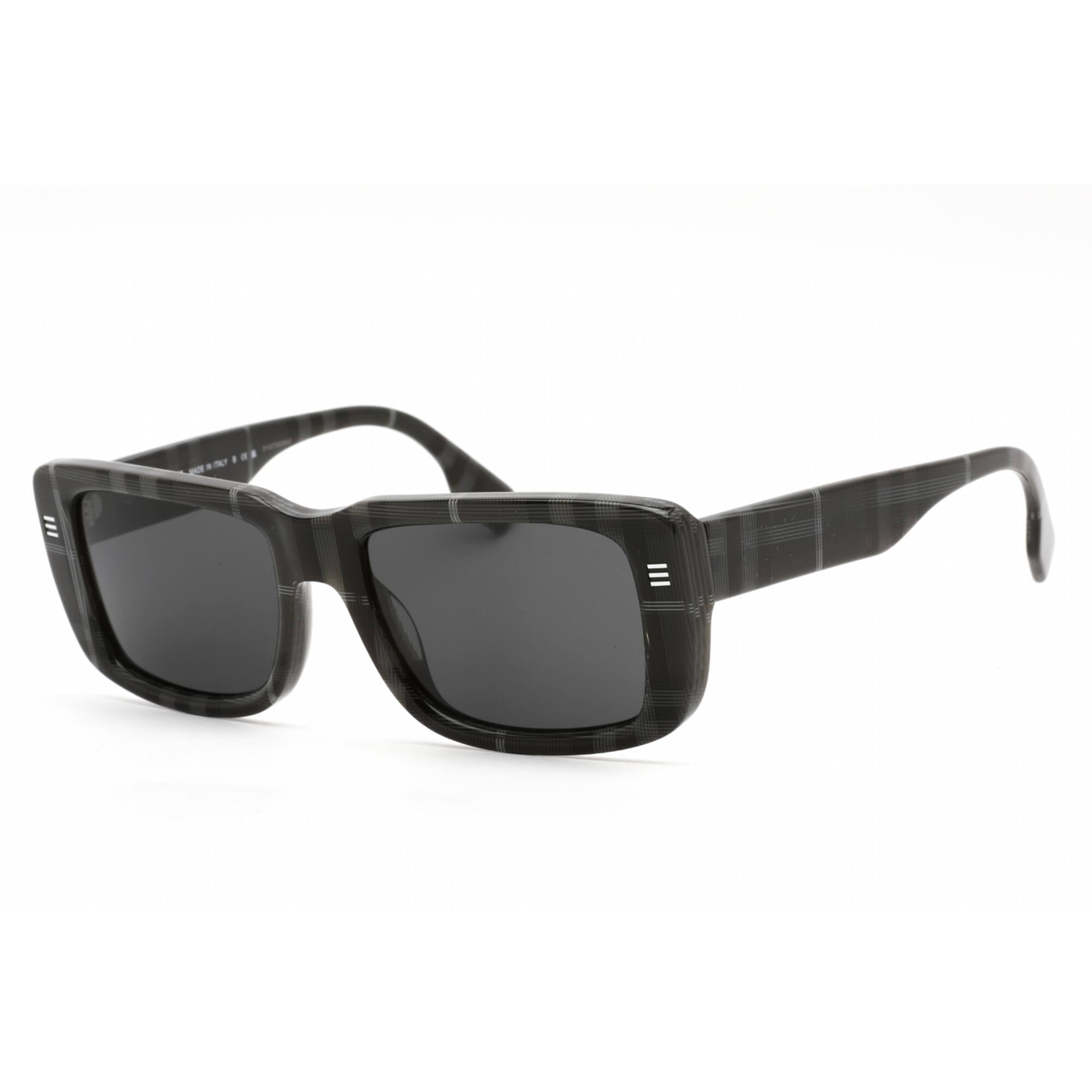 Authentic Burberry Sunglasses BE4376U 3001/87 Black Frames Gray Gradient Lens 55 Burberry Jarvis Dark Grey Rectangular Sunglasses Be4376u  main image 4