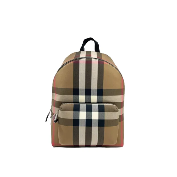 Burberry Jeff Check Canvas Backpack Bookbag