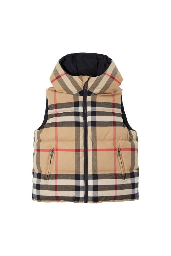 Kids Check Pattern Jacket, Size 6Y