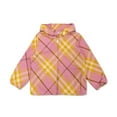 thumbnail image 1 of Burberry Kids Checked Pattern Hooded Jacket, Size 6Y, 1 of 1