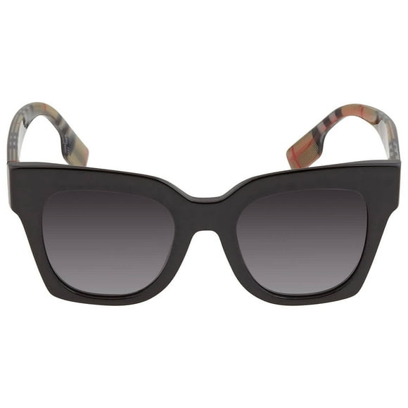 BURBERRY BE4364 39428G Black Grey Gradient 49 mm Women's Sunglasses