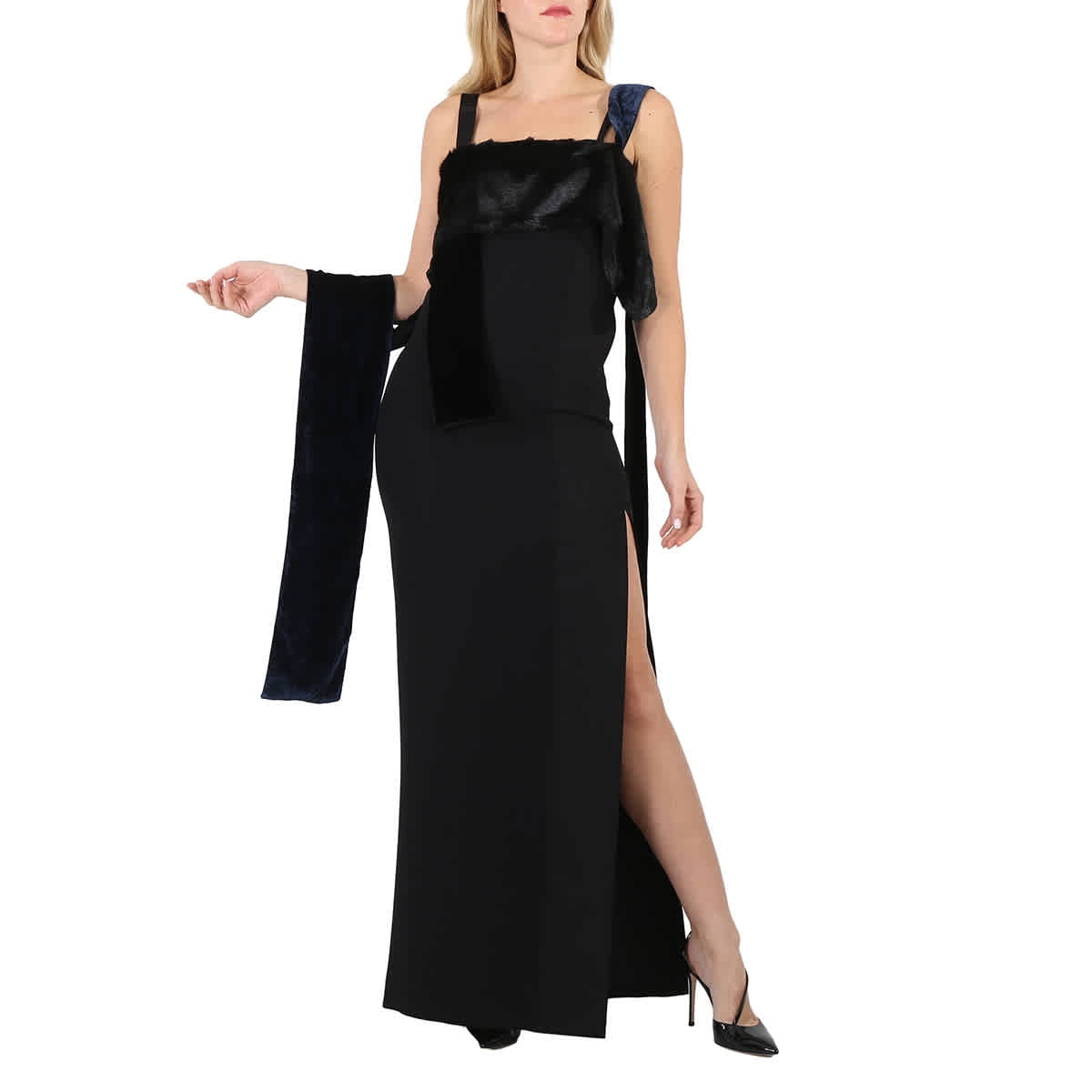 Burberry velvet dress online