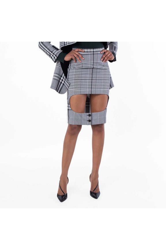 Ladies Black Ip Pattern Bottoms, Brand Size 8 (US Size 6)