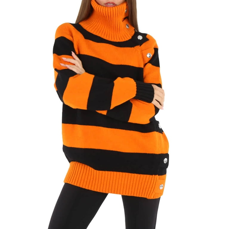 Ladies orange jumper top