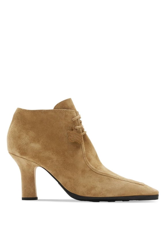 Ladies Jute Suede Lace-up Booties, Brand Size 35W (US Size 5)