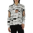 thumbnail image 1 of Burberry Ladies Monochrome Watercolor Printed Cotton Polo Shirt, Size XX-Small, 1 of 1