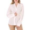 thumbnail image 1 of Burberry Ladies Natural White Fion Long-Sleeve Shirt, Brand Size 4 (US Size 2), 1 of 1