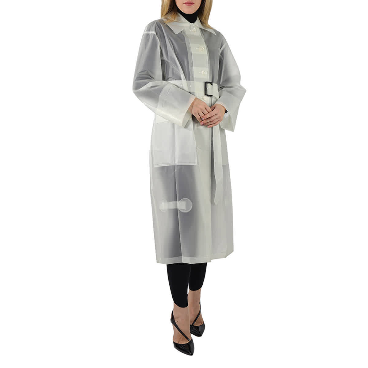 Burberry Ladies Plastic Trench Coat, Brand Size 4 (US Size 2) - image 1 of 1