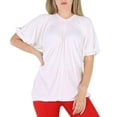 thumbnail image 1 of Burberry Ladies White Ruth T-Shirt With Cut Out Sides, Size X-Small, 1 of 1