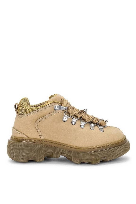 Leather Trek Lace-Up Boots, Brand Size 37 ( US Size 7 )