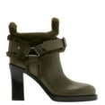 thumbnail image 1 of Burberry Leather-shearling Stirrup Boots, Brand Size 37 ( US Size 7 ), 1 of 1