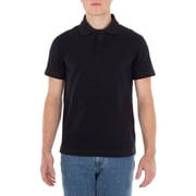 Burberry Logo Embroidered Straight Hem Cotton Polo Shirt, Size Small