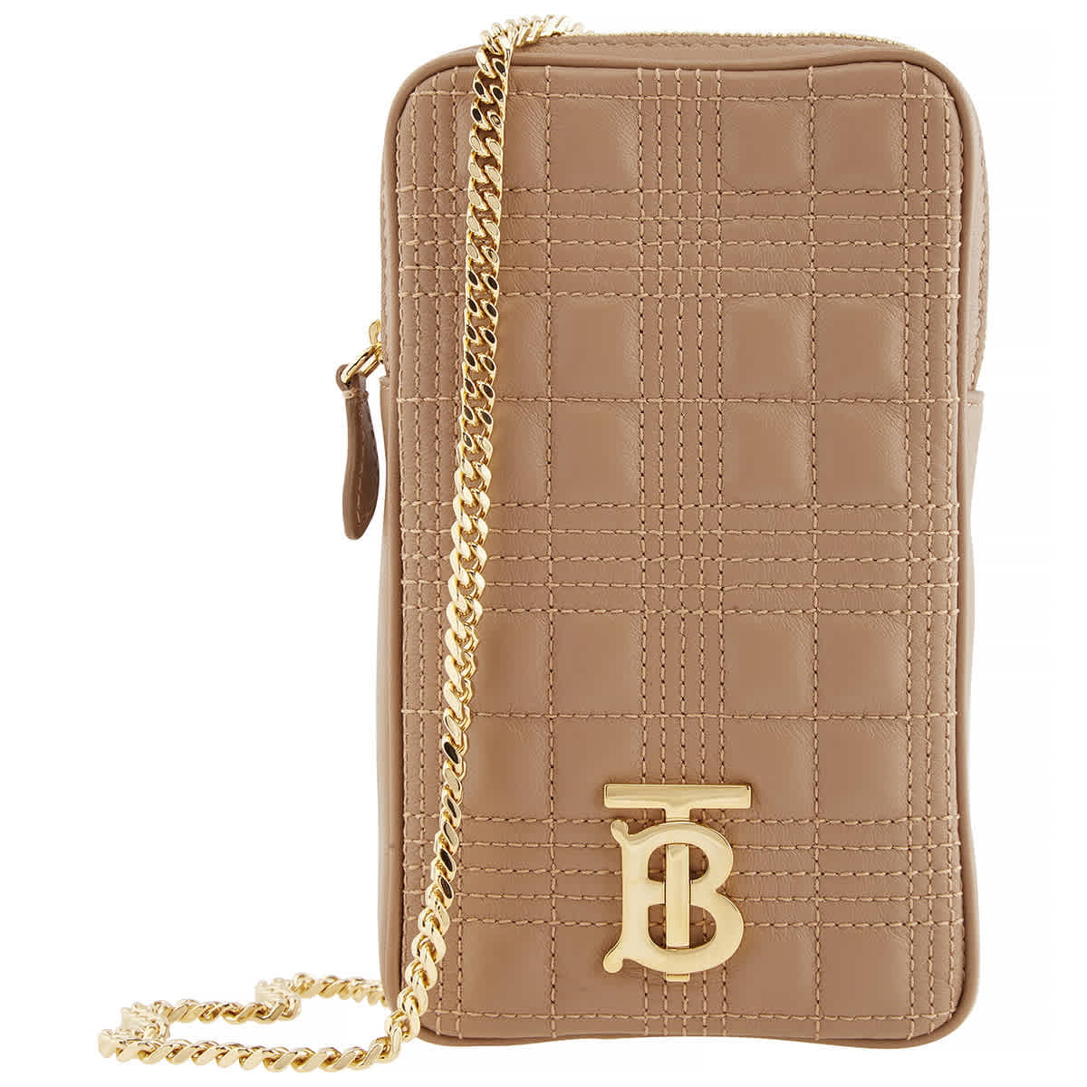 Burberry Lola Small Lambskin Quilted Crossbody Bag (Shoulder bags,Chain  Strap)