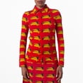 thumbnail image 1 of Burberry Long Sleeve Monogram-Pattern Shirt, Brand Size 2 ( US Size 0 ), 1 of 1