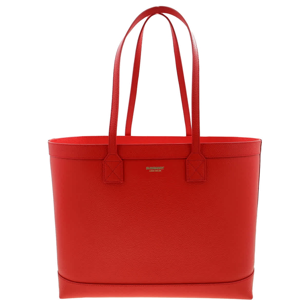 Burberry MD London Nova Check Tote Bag Red Medium - Walmart.com