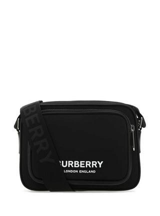 Burberry Genuine Leather Logo Embossed Paddy Camera Crossbody Bag