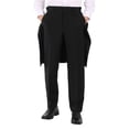 thumbnail image 1 of Burberry Men's Black Cape Detail Tailored Trousers, Brand Size 44  (Waist Size 29.5"), 1 of 1
