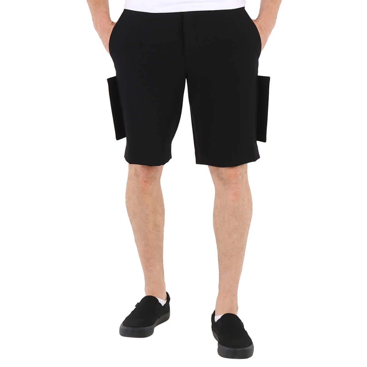 Burberry Men s Black Panel Detail Tailored Shorts Brand Size 44 Waist Size 29.5 Walmart