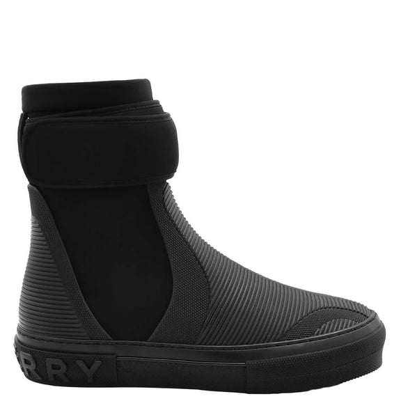 Burberry Men's Black Sub High-Top Sneakers, Brand Size 49 ( US Size 16 )