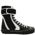thumbnail image 1 of Burberry Men's Black / White Jermaine Sub Contrast Hi-top Sneakers, Brand Size 40 (US Size 7), 1 of 1