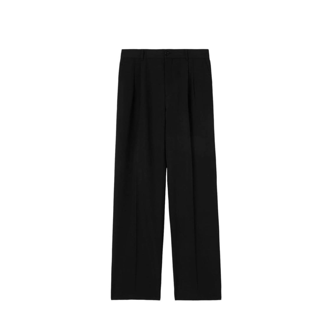 パンツ Burberry Black wool blend wide-leg pant パンツ Burberry Black wool blend wide-leg pant BURBERRY