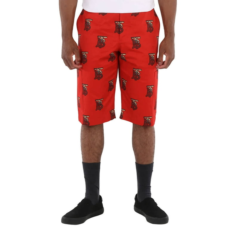Burberry shorts red shop