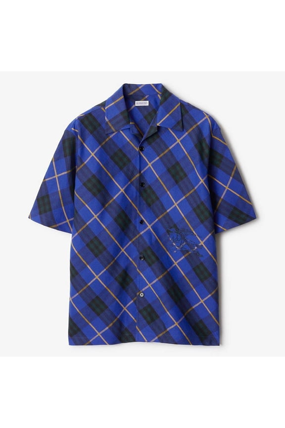 Men's Checkered Button Down Shirt, Size Small