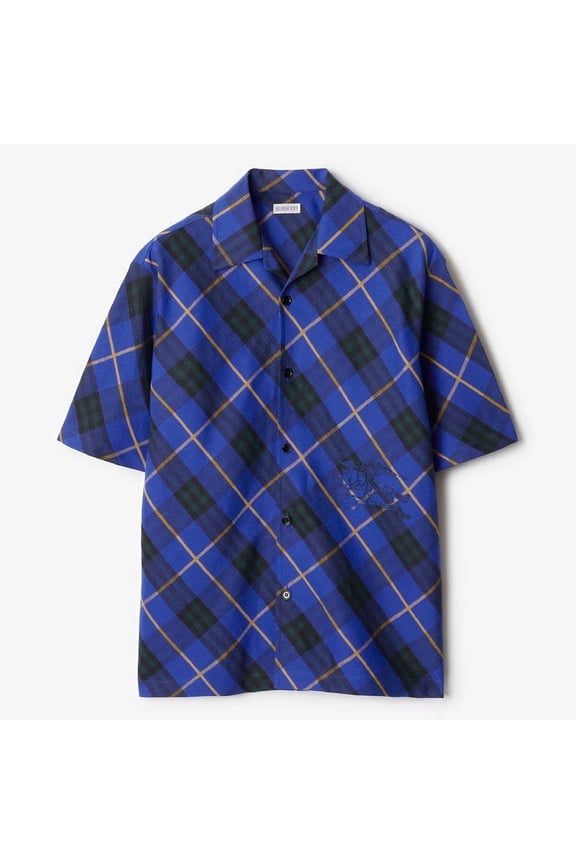 Men's Checkered Button Down Shirt, Size Small