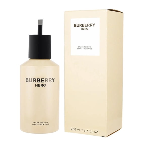 Burberry Hero 6.7 oz EDT Spray Refill Mens Cologne 200 ml NIB