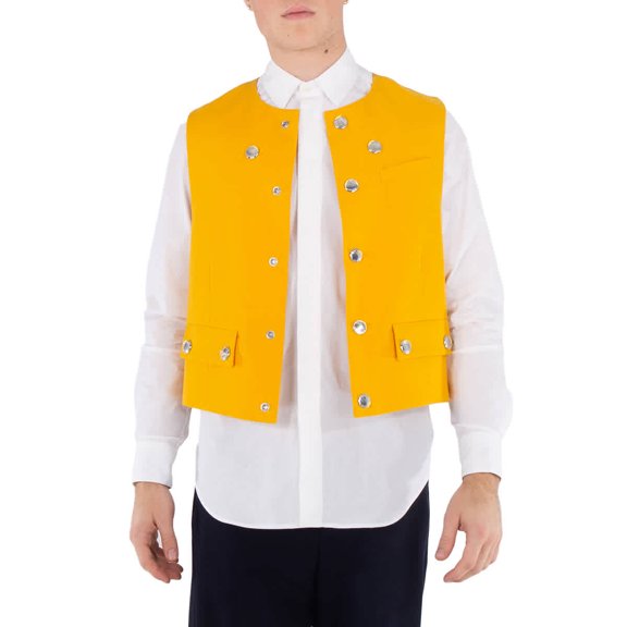 Burberry Men's Marigold Wool Waistcoat, Brand Size 54 (US Size 44)