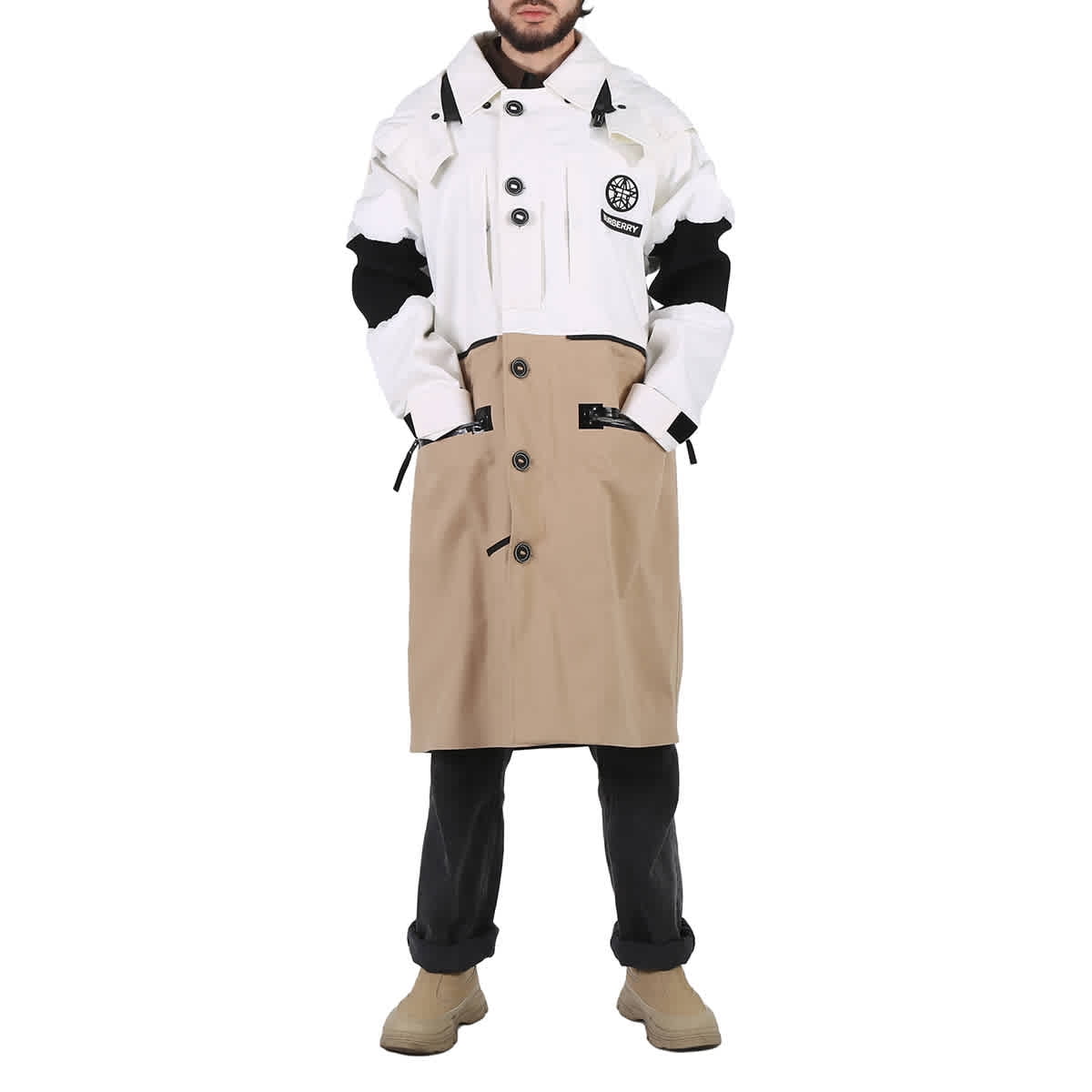 Burberry coat size 50 hotsell