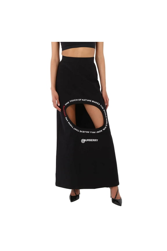 Montage Print Step-through Skirt, Brand Size 4 (US Size 2)