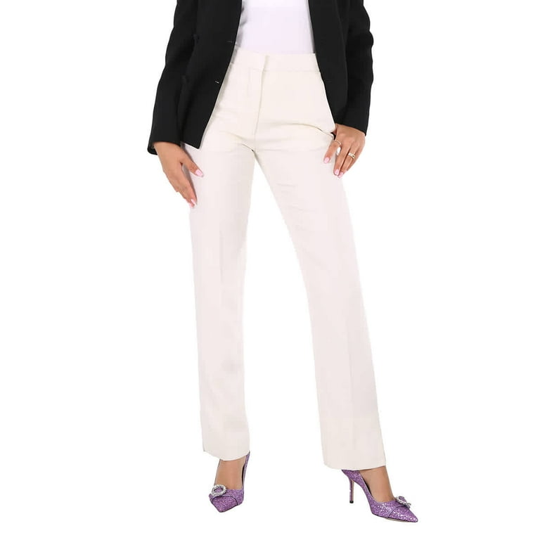 Burberry pants womens white deals