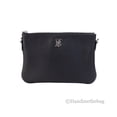 thumbnail image 1 of Burberry Peyton Monogram Black Leather Pouch Crossbody Bag Purse, 1 of 4