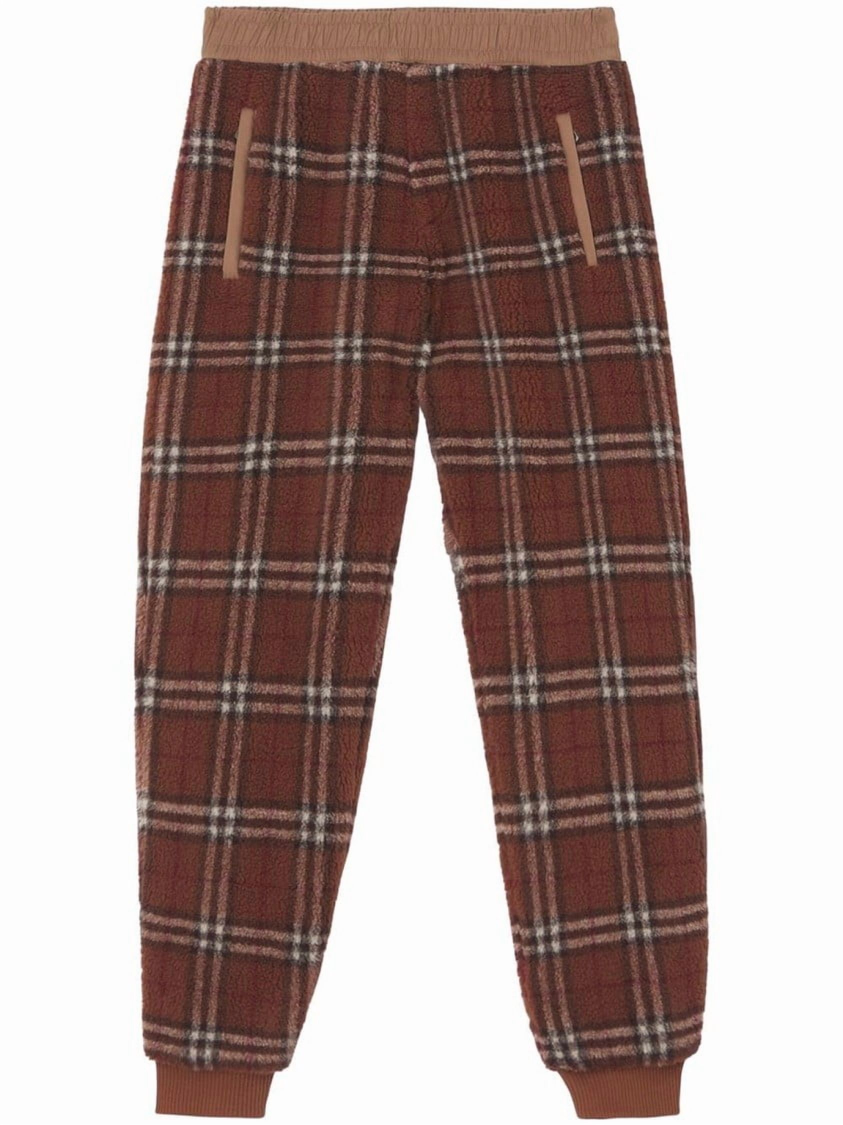 Plaid Trousers With Relaxed Fit (Men's)