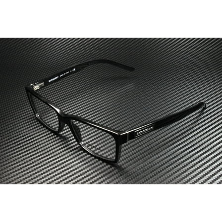 Burberry  Plastic Unisex Rectangle Eyeglasses Black 54mm Adult