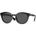 thumbnail image 1 of Burberry  Plastic Womens Semi-Oval Sunglasses Black 55mm Adult, 1 of 3